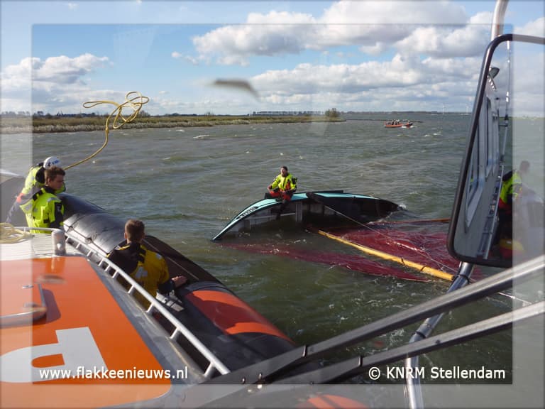 Drukte voor KNRM station Stellendam
