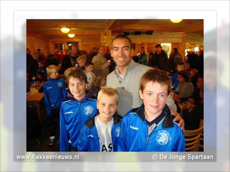 Giovanni van Bronckhorst te gast bij De Jonge Spartaan