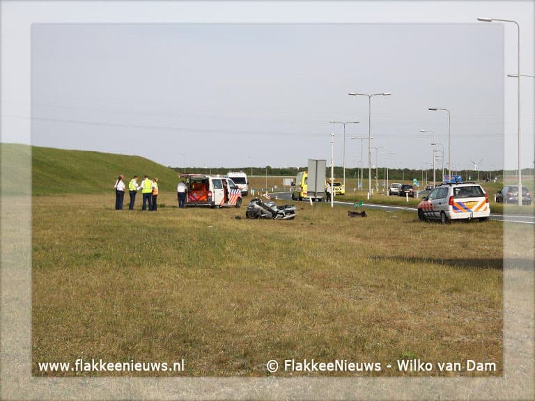 Dodelijk ongeval N59 met motorrijder