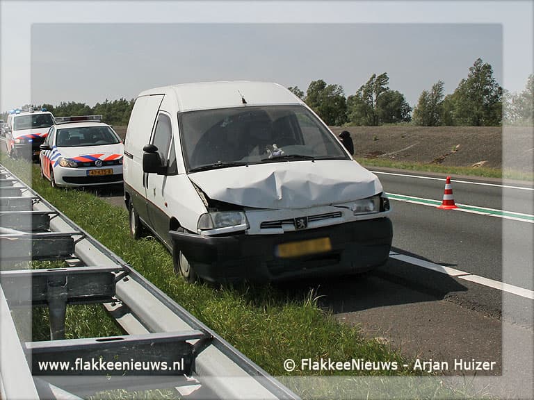Ongeval N59 zorgt voor file