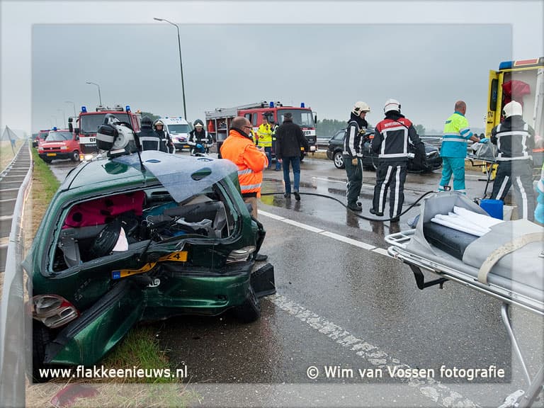 Drie gewonden bij ongeval N57