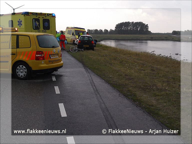 Twee fietsers aangereden en zwaar gewond