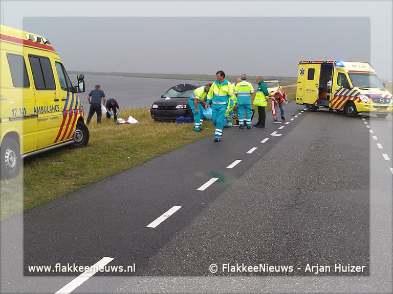 Twee fietsers aangereden en zwaar gewond