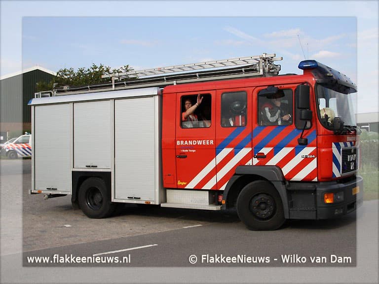Ongeval met stro pers in Oude-Tonge