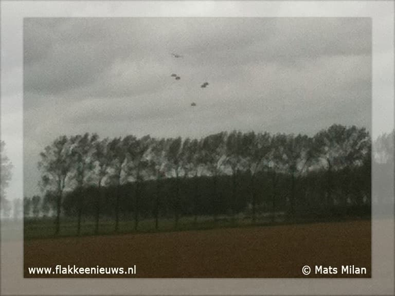 Laagvliegende vliegtuigen gespot boven Flakkee