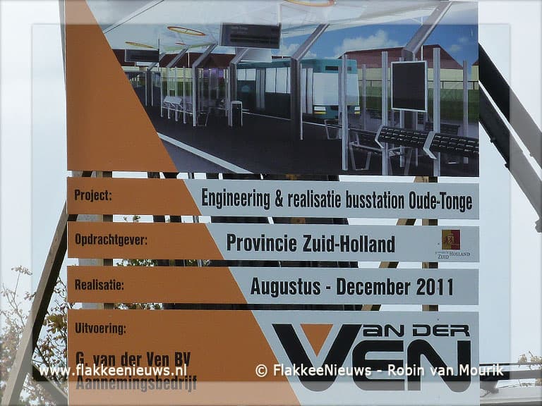 Busstation Oude-Tonge wordt vernieuwd