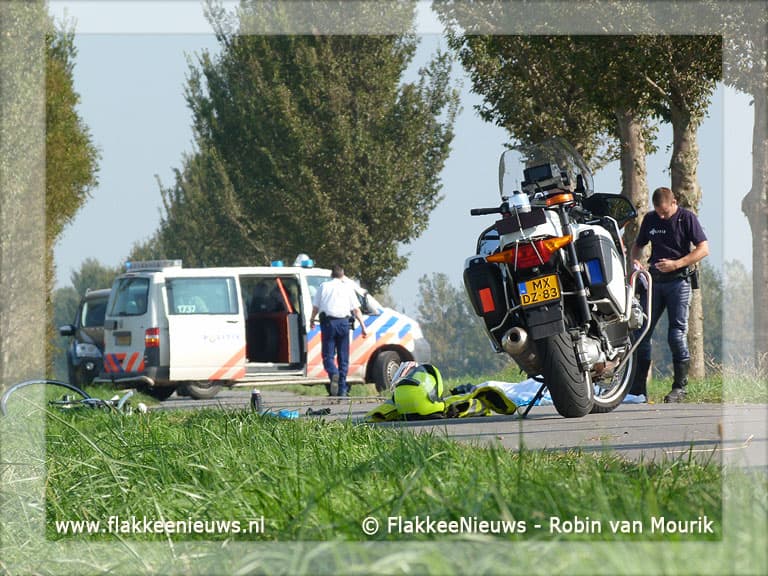 Wielrenner overleden bij ongeval Oude-Tonge