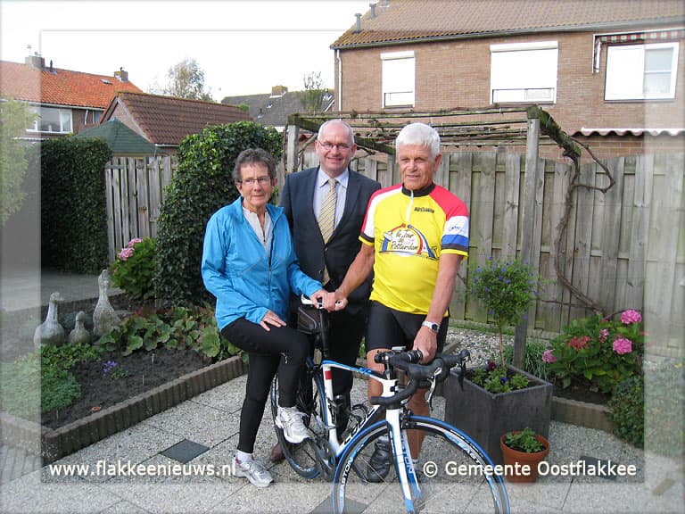 Burgemeester Heijkoop bezoekt sportief echtpaar