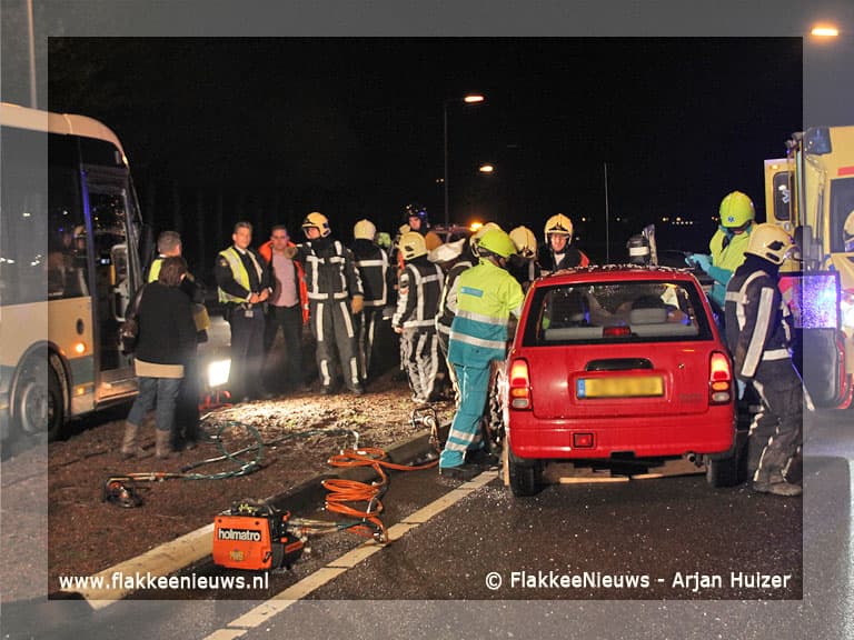 Ongeval met beknelling nabij Dirksland