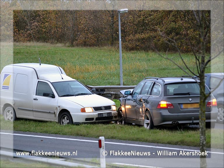 Gewonde bij aanrijding N215 Stellendam