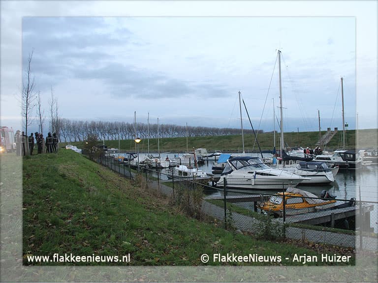 Brand op zeiljacht in Middelharnis
