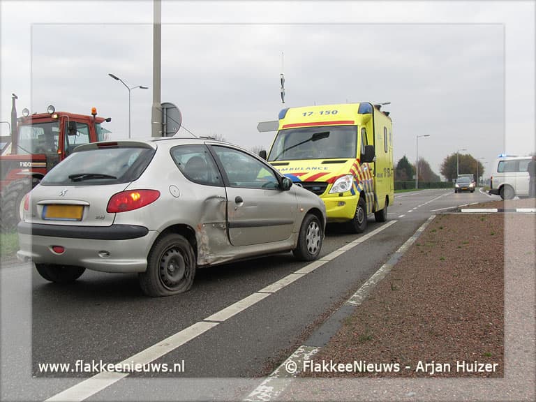 Bestuurster gewond bij ongeval