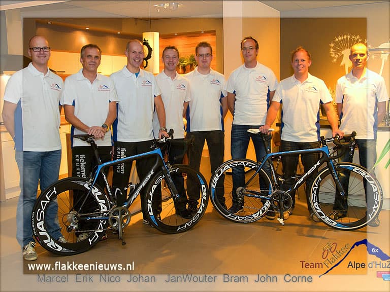 AD6TeamFlakkee klaar voor Alpe d'HuZes