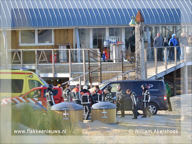 Kiter gewond geraakt op de Brouwersdam