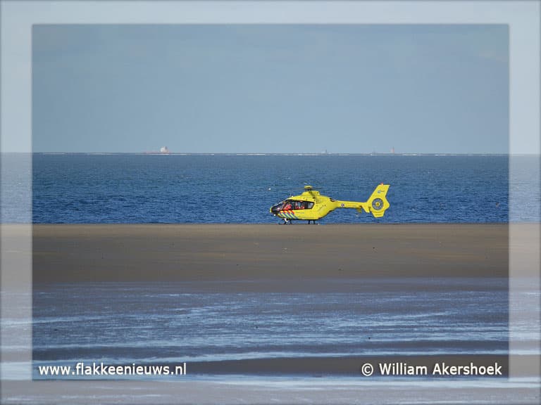Kiter gewond geraakt op de Brouwersdam