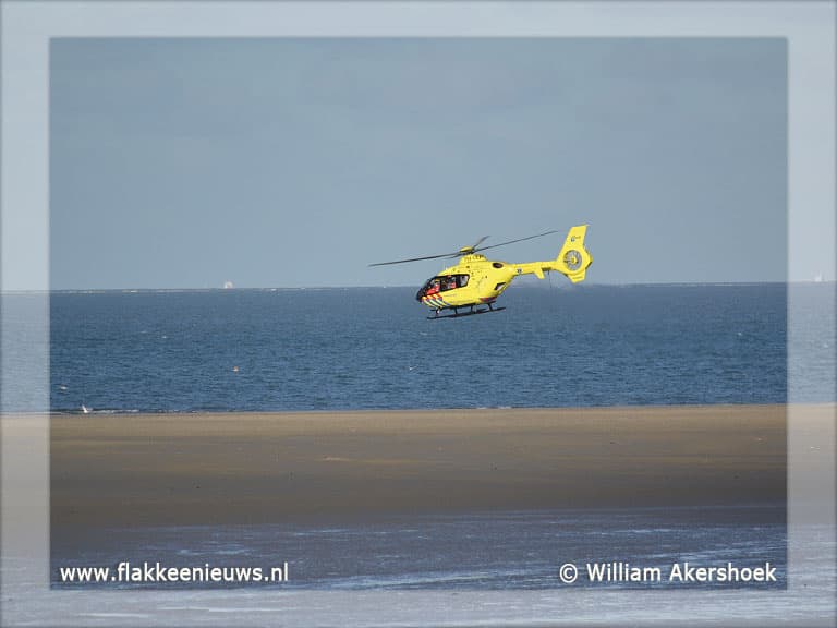Kiter gewond geraakt op de Brouwersdam