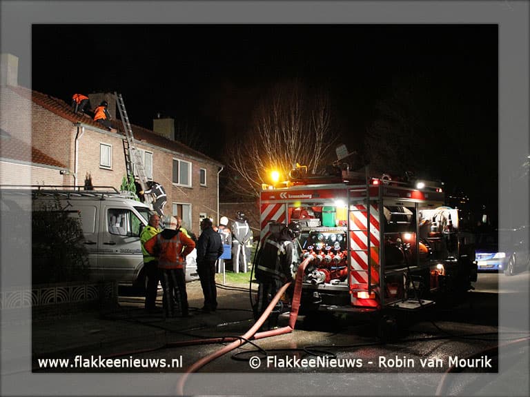 Schade bij schoorsteenbrand Nieuwe-Tonge