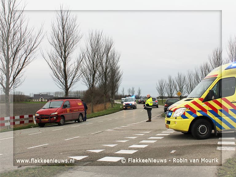 Gewonde bij ongeval Middelharnis