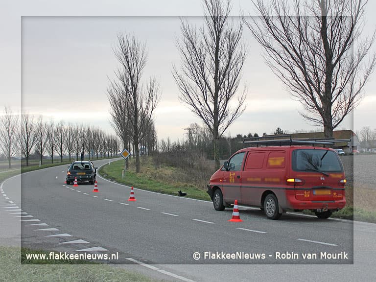 Gewonde bij ongeval Middelharnis