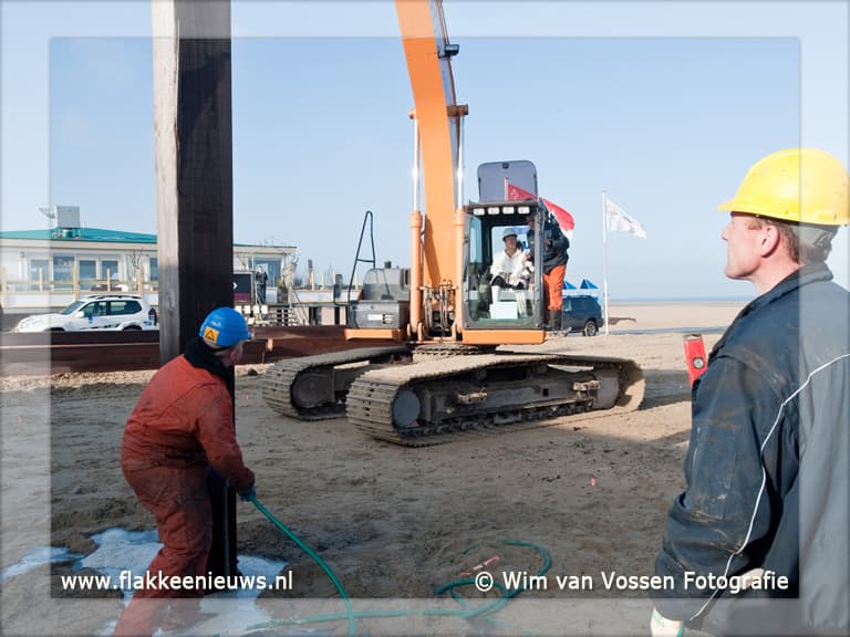 Start bouw nieuwe reddingspost Ouddorp