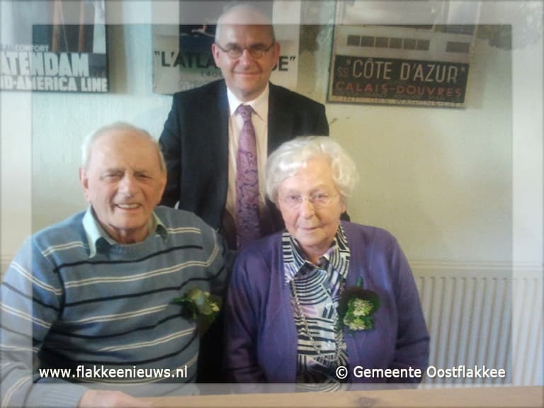 Echtpaar Kroon-Wesdorp 60 jaar getrouwd