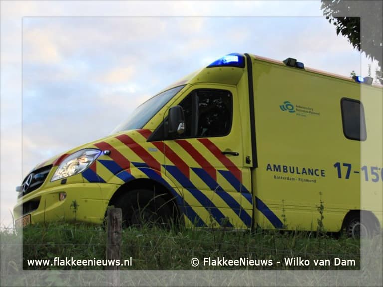 Slechts 5% van de ambulances komt op tijd in Ooltgensplaat