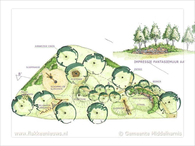 Gemeente Middelharnis krijgt natuurlijke speelplaats