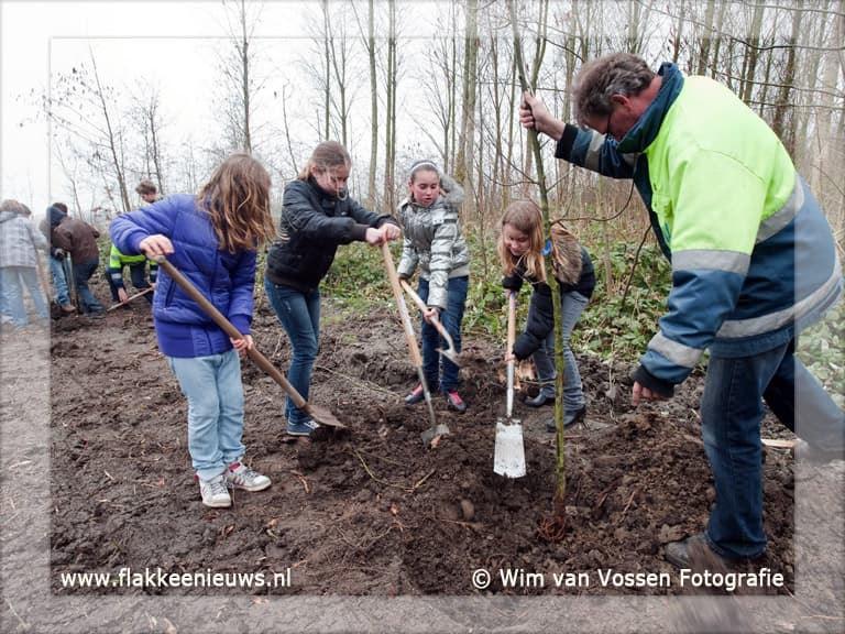 De Pannebakker plant bomen in Nieuwe-Tonge