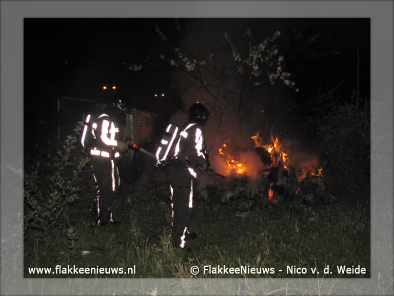 Buitenbrand aan Zuidelijke Randweg Middelharnis
