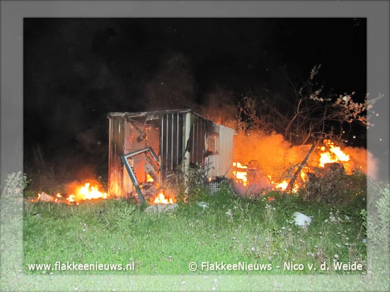 Buitenbrand aan Zuidelijke Randweg Middelharnis