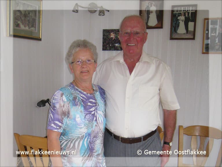 Echtpaar Van Oorschot-Wolfert 50 jaar getrouwd