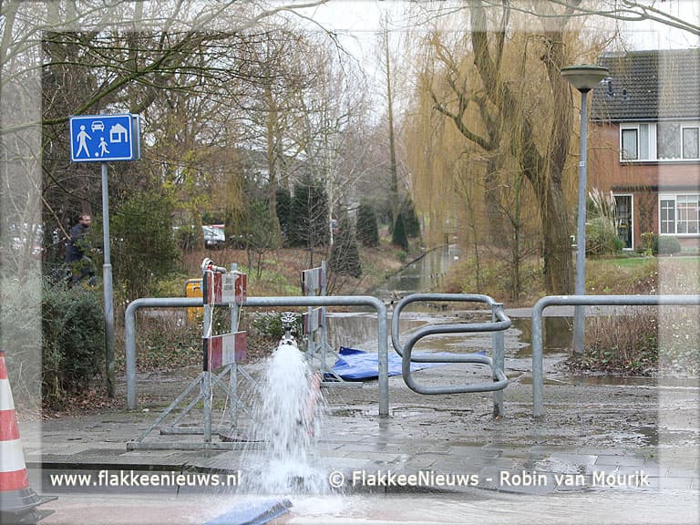 Verminderde waterdruk op Goeree-Overflakkee