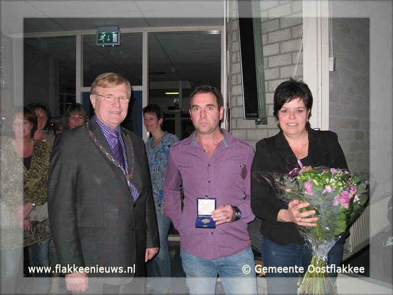 Henk van Noord ontvangt gemeentepenning
