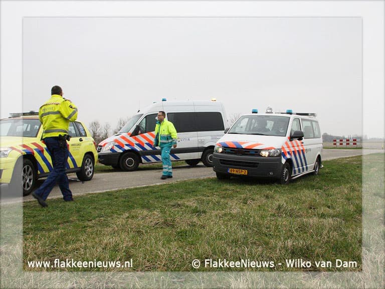 Eenzijdig ongeval in polder Nieuwe-Tonge