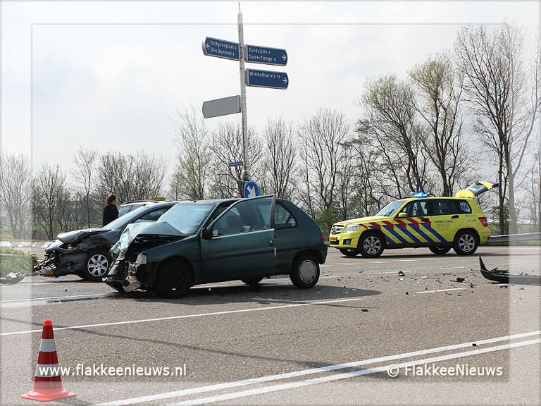 Aanrijding N498 Achthuizen