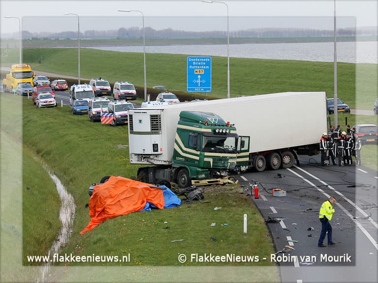 [Update] Drie personen overleden na aanrijding N57