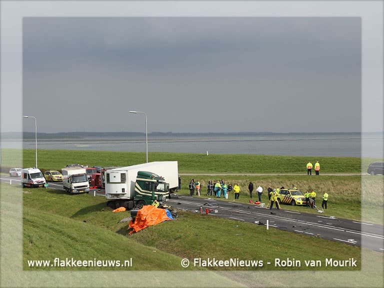 [Update] Drie personen overleden na aanrijding N57