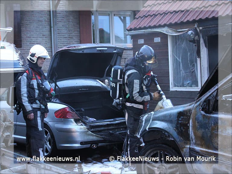 Brandstoftank ontploft bij voertuigbrand