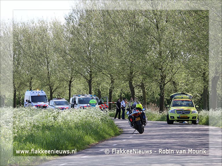 Fietser overleden op de Zuiderlandsedijk