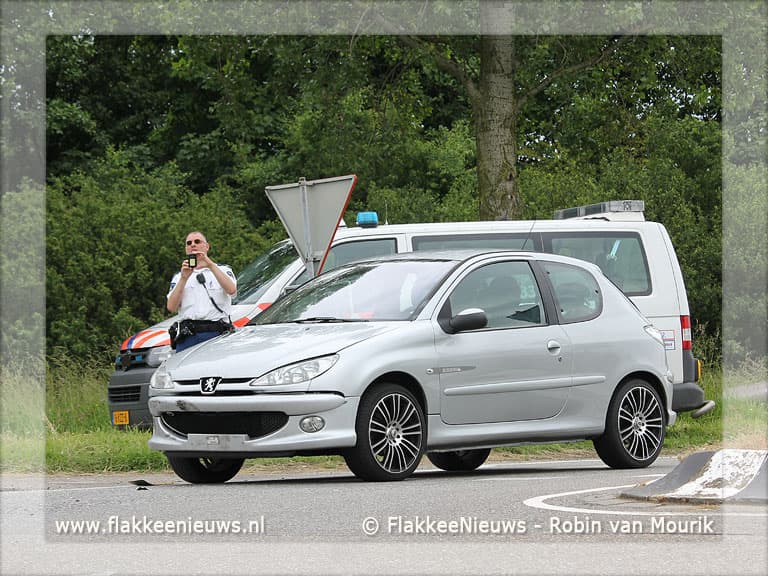 Ongeval tussen brommer en personenauto