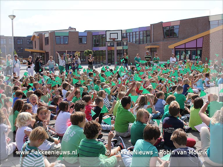 Scholen Goeree-Overflakkee ontvangen Groene Vlag