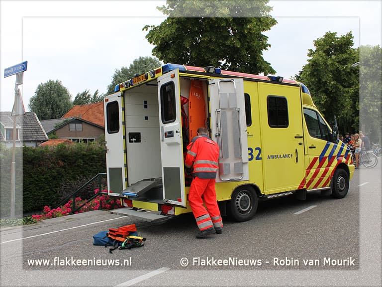 Man gewond na val van ladder