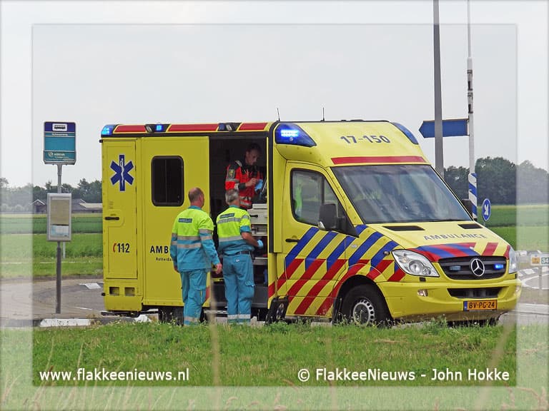 Fietser ernstig gewond na aanrijding