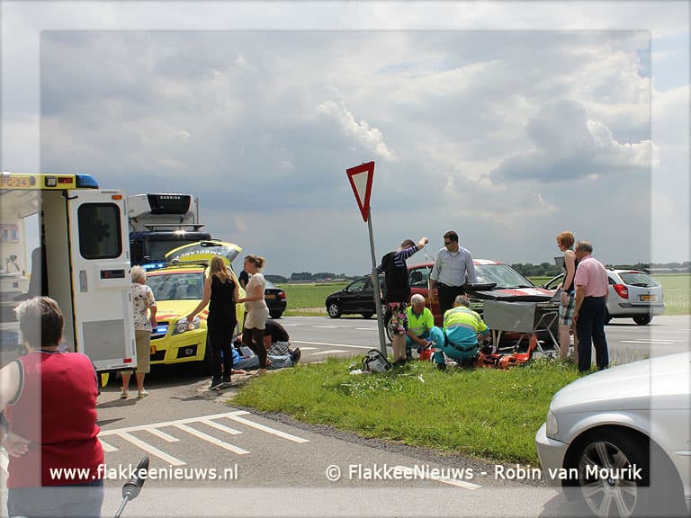 Fietser ernstig gewond na aanrijding