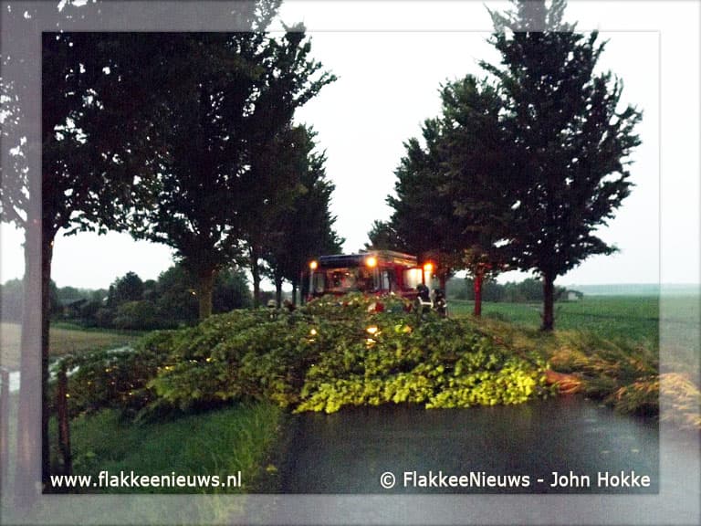 Noodweer zorgt voor overlast bij Ooltgensplaat