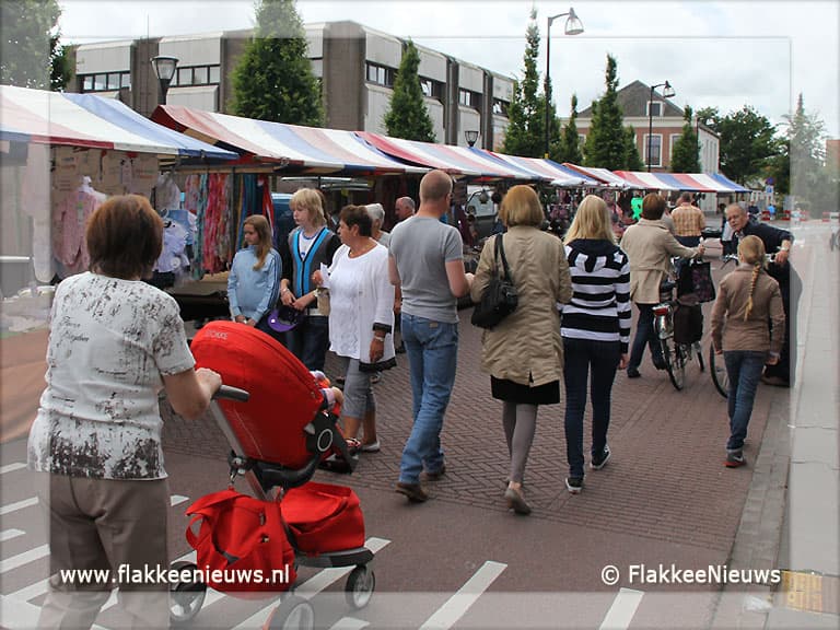 Zonnetje schijnt, drukker op Diekdag