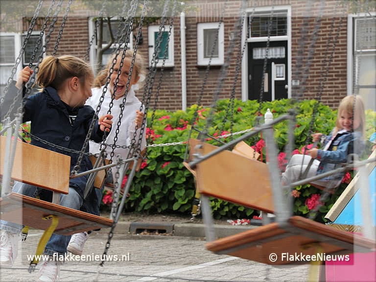 Zonnetje schijnt, drukker op Diekdag