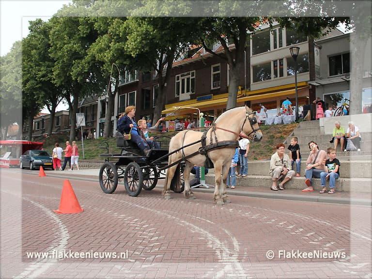 Zonnetje schijnt, drukker op Diekdag