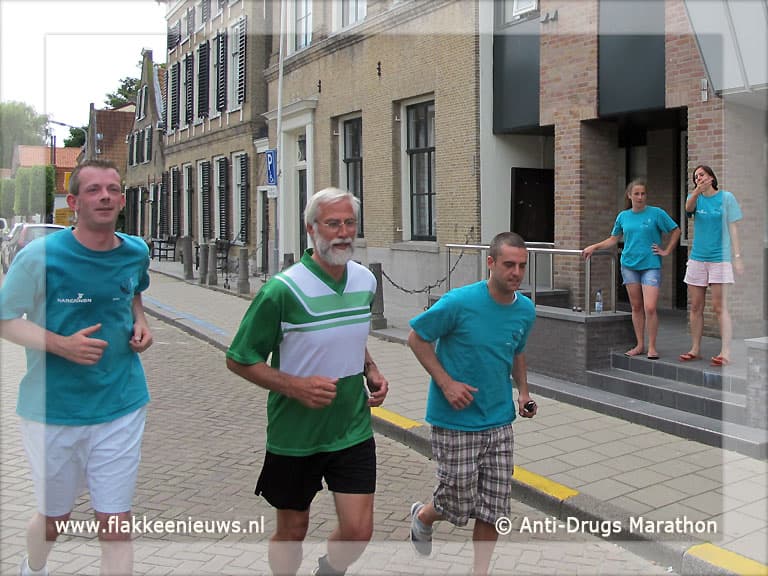 Anti-Drugs Marathon op Goeree-Overflakkee