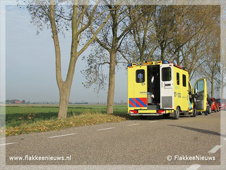 Motorrijder gewond nabij Herkingen